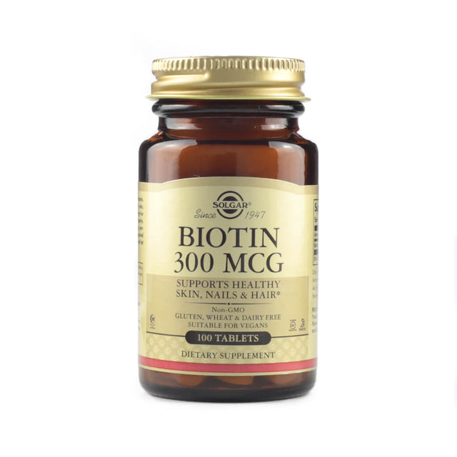 Solgar Biotin Tablets 300mcg 100 tablets