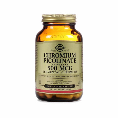 Solgar Chromium Picolinate 500mcg 120 capsules