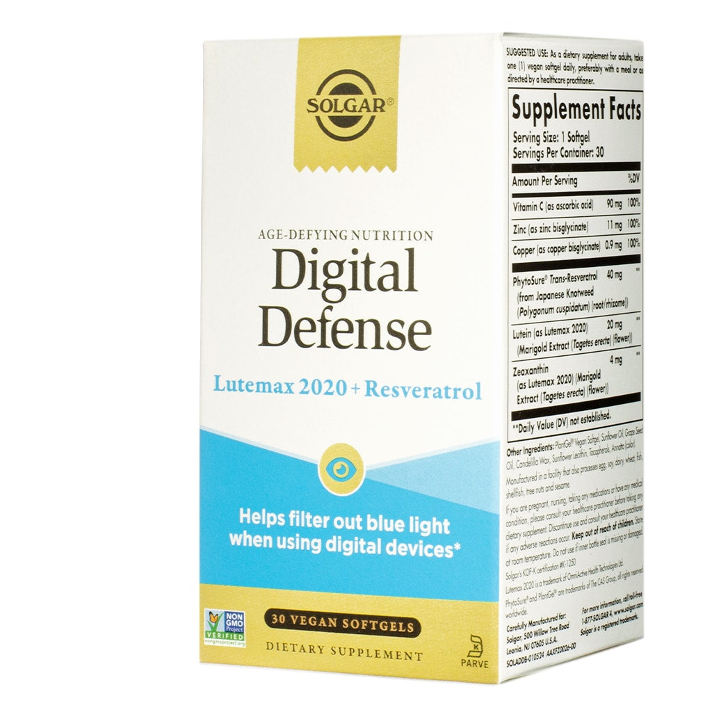 Solgar Digital Defense Softgels 30 softgels 30 day supply