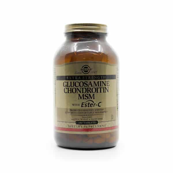 Solgar Extra Strength Glucosamine Chondroitin MSM with Ester-C 180 tablets