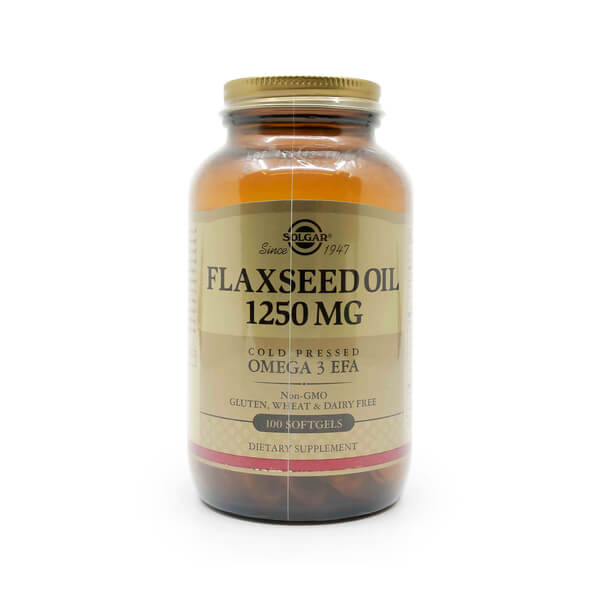 Solgar Flaxseed Oil 1250mg 100 softgels