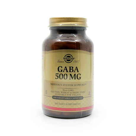 Solgar GABA 500mg 100 capsules