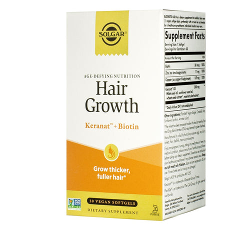 Solgar Hair Growth 30 Softgels