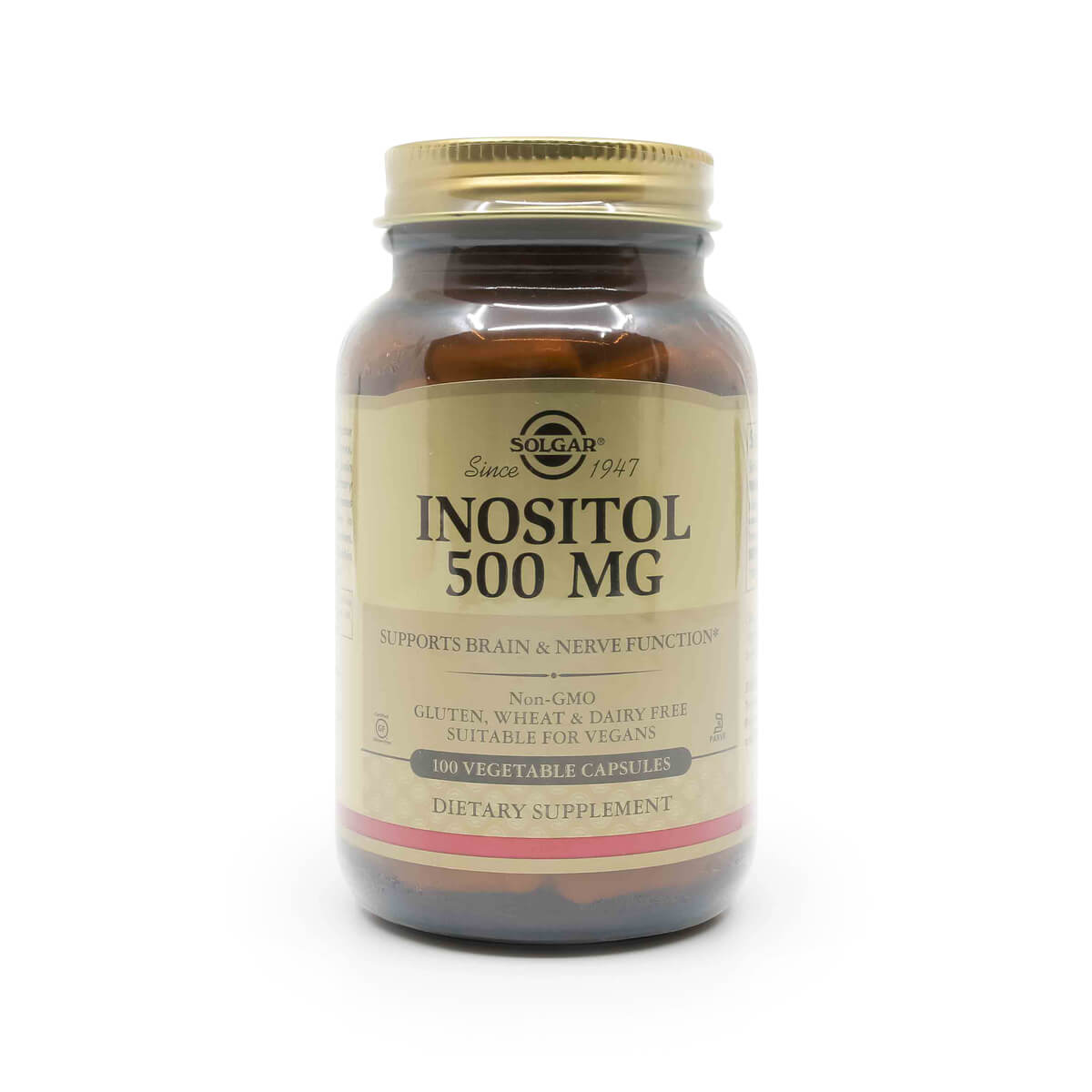 Solgar Inositol 500mg 100 capsules