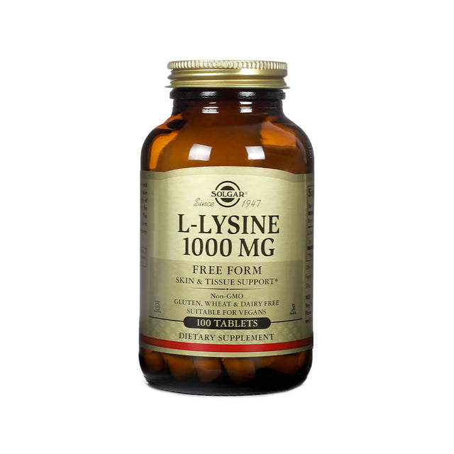 Solgar Lysine 1000mg 100 tablets