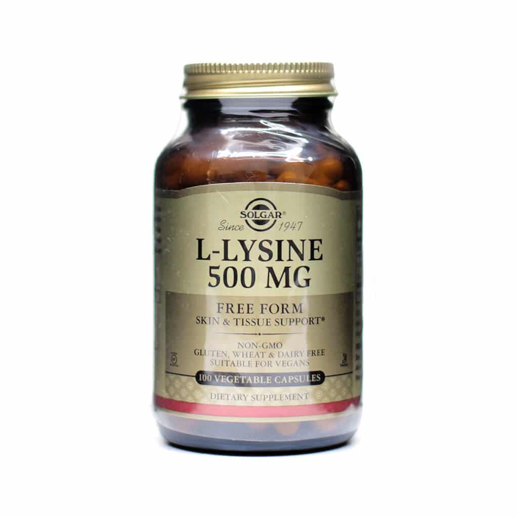 Solgar Lysine 500mg 100 capsules