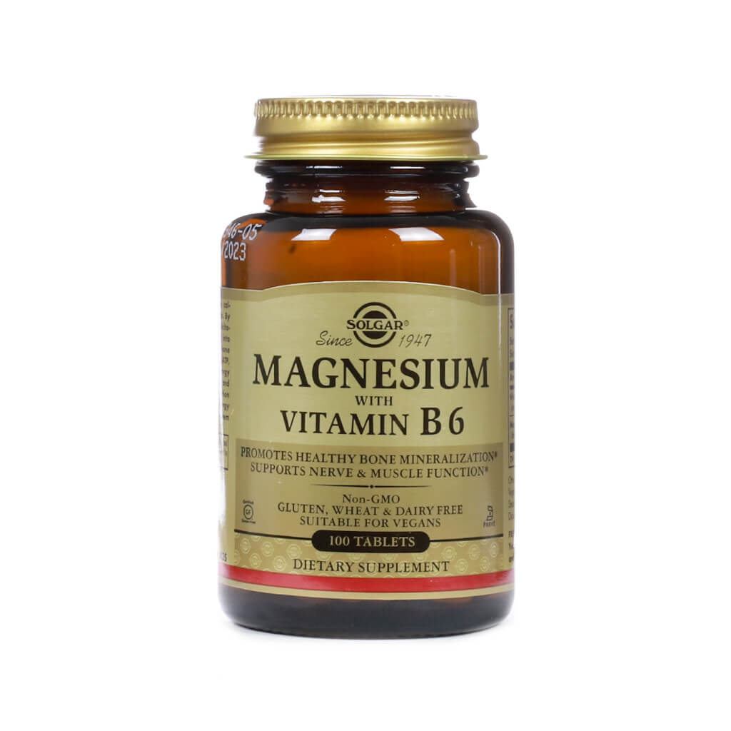 Solgar Magnesium with Vitamin B6 100 tablets