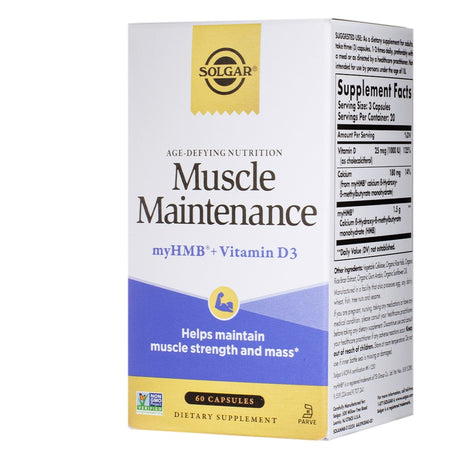 Solgar Muscle Maintenance Capsules 60 capsules 20-day supply