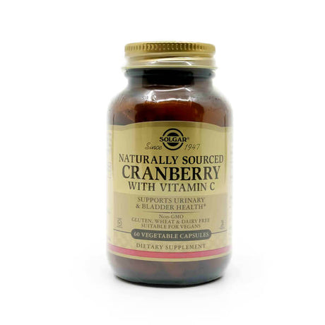 Solgar Natural Cranberry With Vitamin C 60 capsules