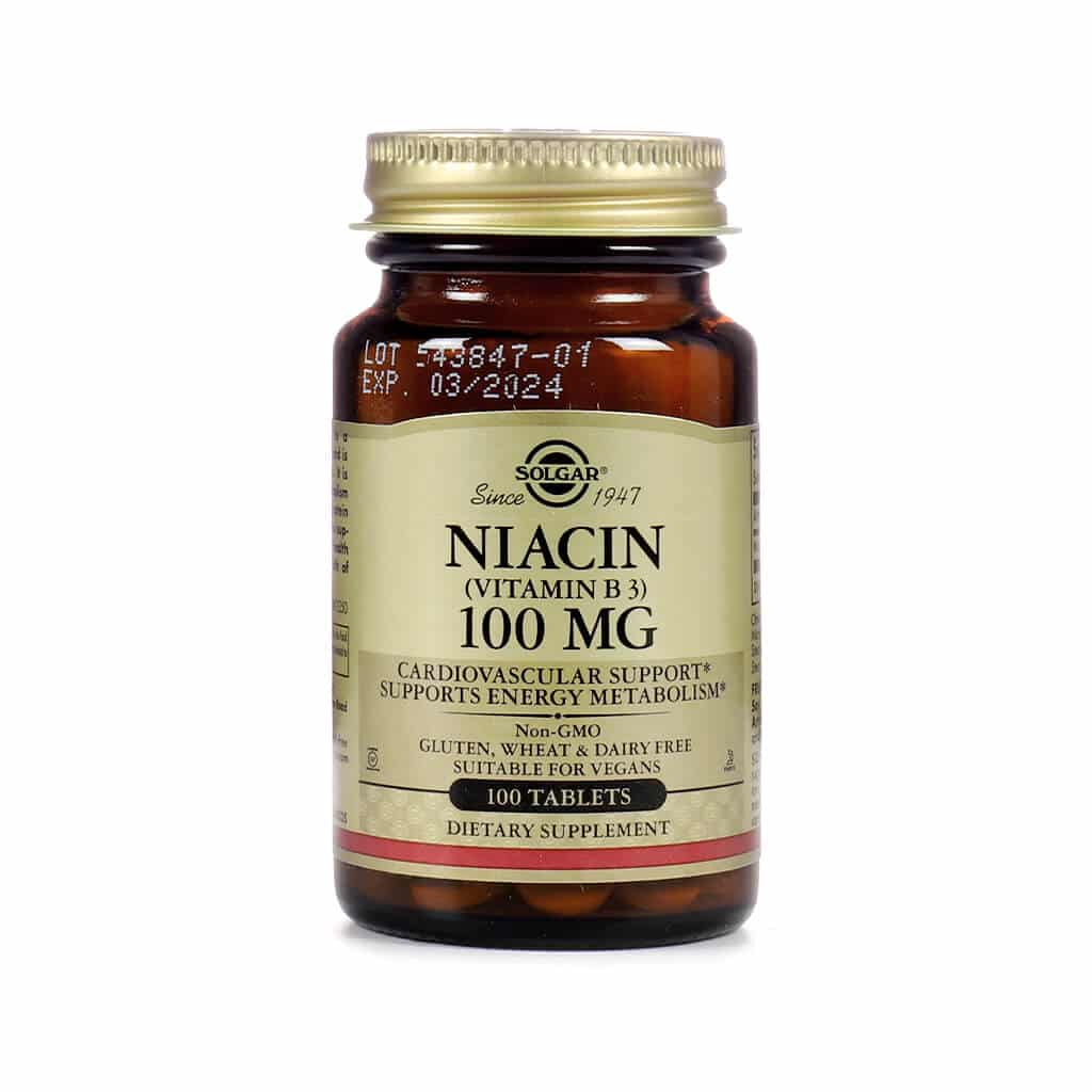 Solgar Niacin (Vitamin B3) 100mg 100 tablets