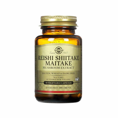 Solgar Reishi Shiitake Maitake Mushroom Extract 50 capsules