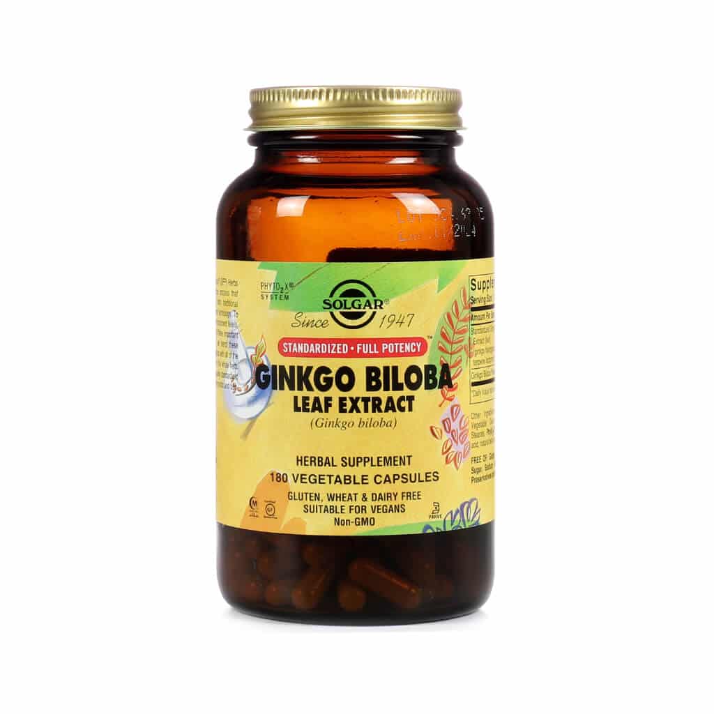 Solgar SFP Ginkgo Biloba Leaf Extract 180 capsules