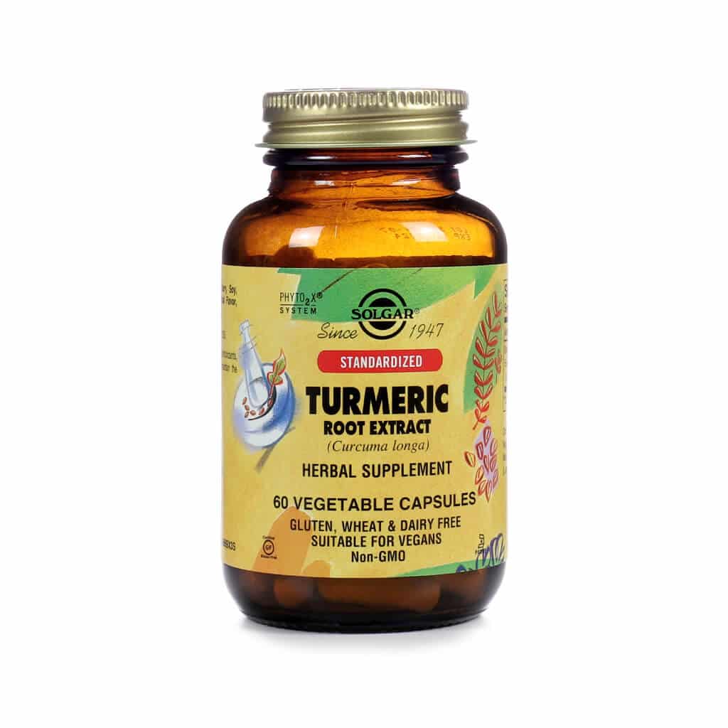 Solgar Standardized Turmeric Root Extract 60 capsules