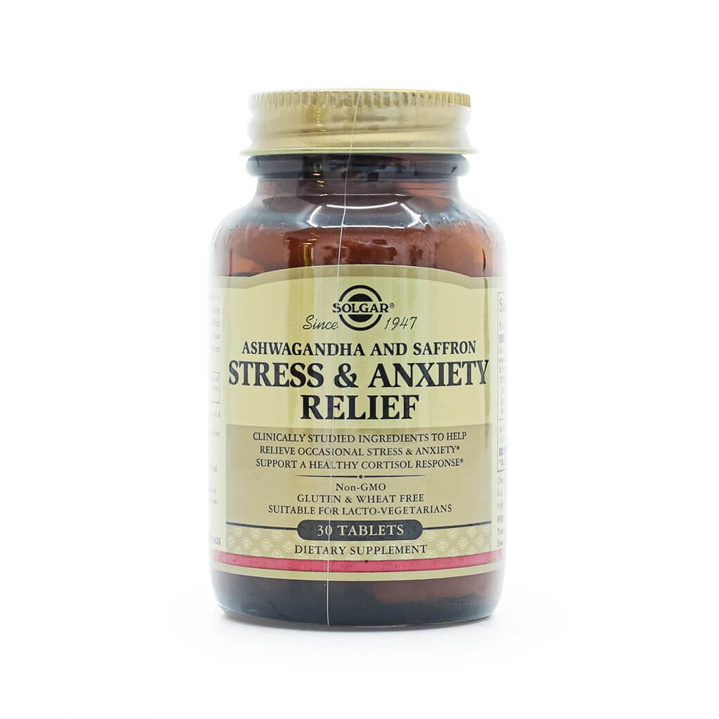 Solgar Stress & Anxiety Relief 30 tablets 1 month supply