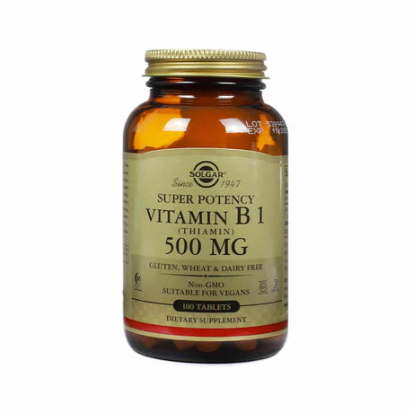 Solgar Vitamin B1 (Thiamin) 500mg 100 tablets