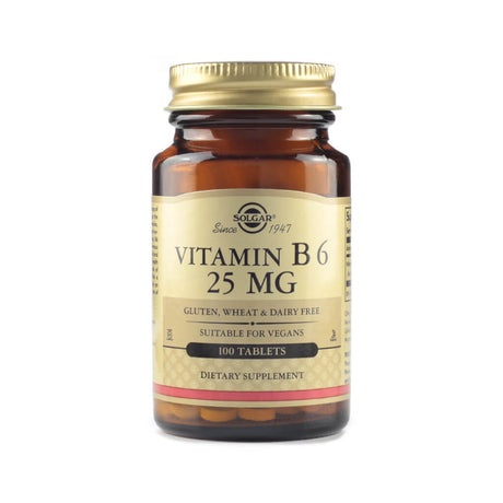 Solgar Vitamin B6 25mg 100 tablets