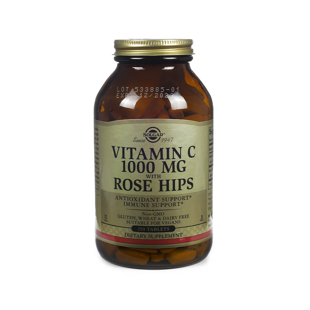 Solgar Vitamin C 1000mg with Rose Hips