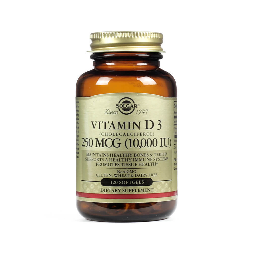 Solgar Vitamin D3 (Cholecalciferol) Softgels