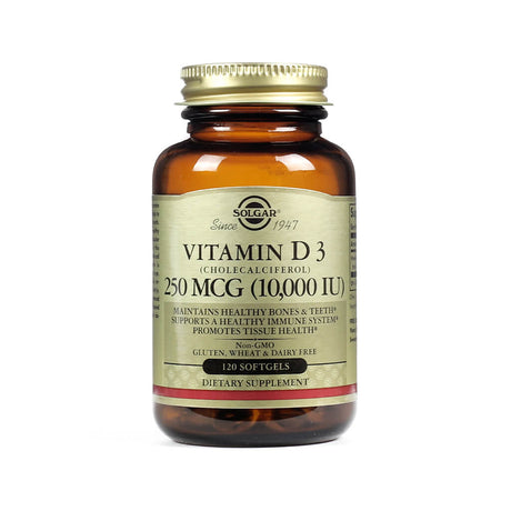 Solgar Vitamin D3 (Cholecalciferol) Softgels