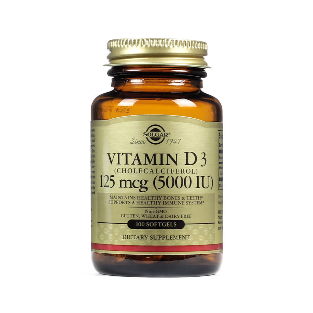 Solgar Vitamin D3 (Cholecalciferol) Softgels