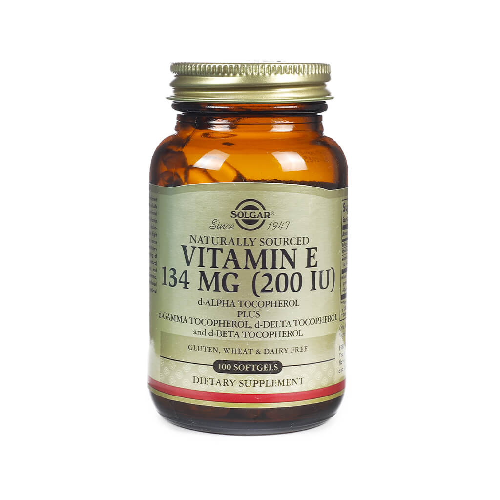 Solgar Vitamin E 134mg 200IU 100 softgels