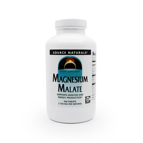 source naturals magnesium malate 360 tablets 120-day supply