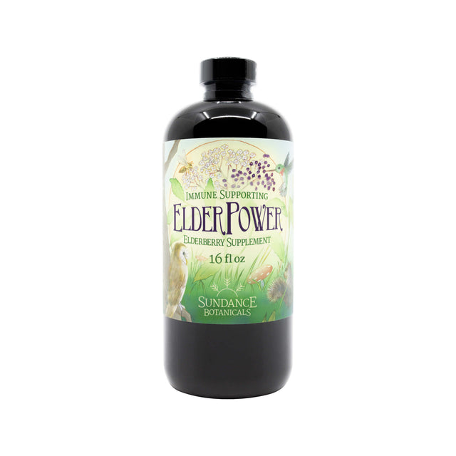 sundance botanicals elderpower elderberry syrup 16 fluid ounces