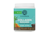 sunwarrior collagen building protein peptides powder chocolate fudge 500g 20 servings