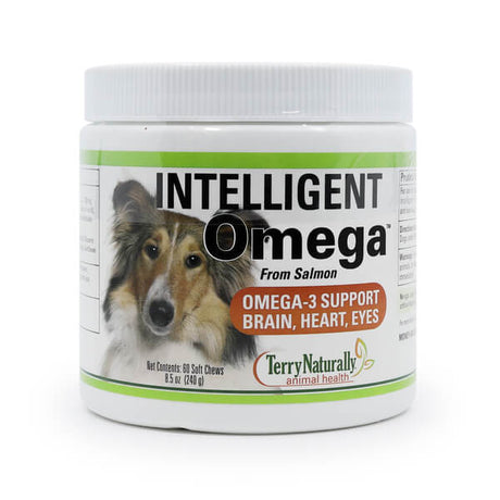 Terry Naturally Intelligent Omega 60 soft chews for dogs 1-2 month supply