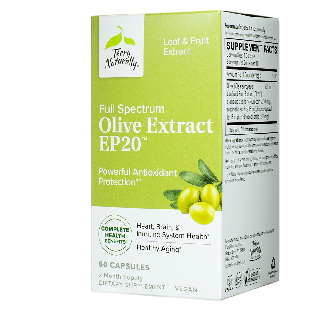 Terry Naturally Olive Extract EP20™ - The Healthy Place