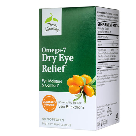 terry naturally omega 7 dry relief 60 softgels 2 month supply