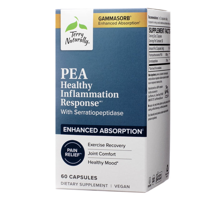 Terry Naturally PEA Healthy Inflammation Response Capsules 60 capsules