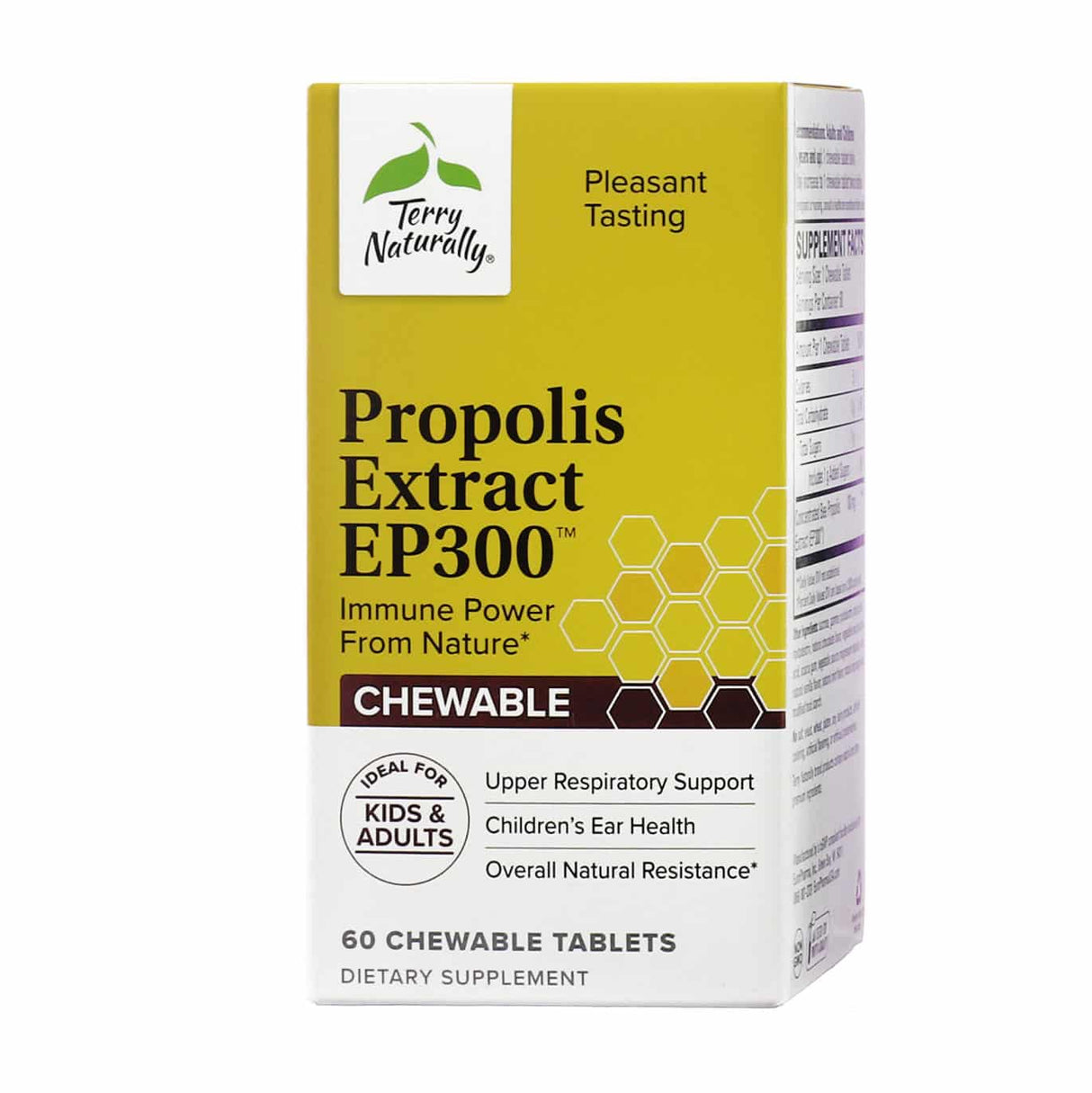 terry naturally propolis extract ep300 60 chewable tablets 2 month supply