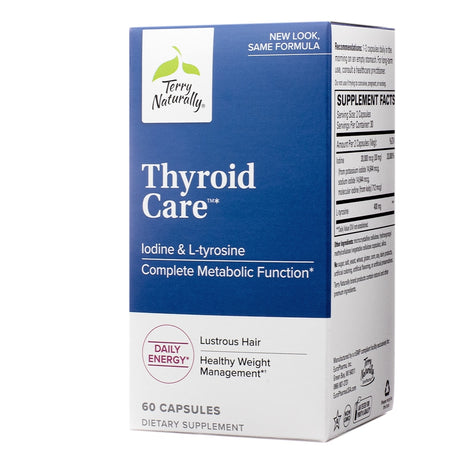 terry naturally thyroid care 60 capsules 2 month supply