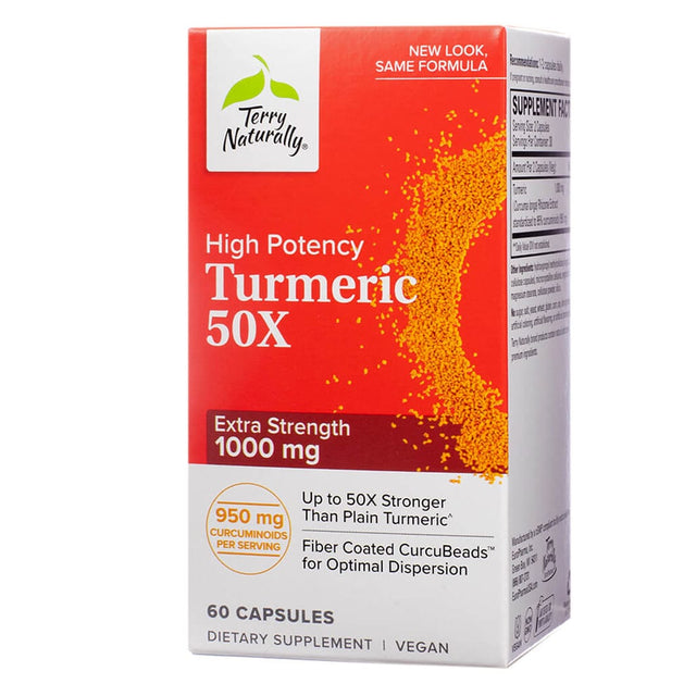 terry naturally turmeric 50x 60 capsules 1 month supply