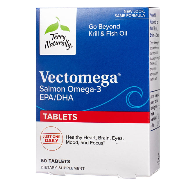 Terry Naturally Vectomega 60 Tablets 60 Day Supply