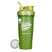 Moss green BlenderBottle with 'Find Your Healthy Place' branding and a genuine product seal on the side. The bottle includes a flip-top spout and a detachable wire whisk ball, ideal for blending shakes or supplements.