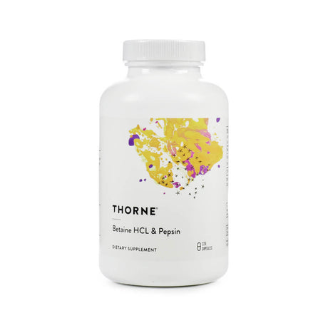 thorne research betaine hcl & pepsin 225 capsules