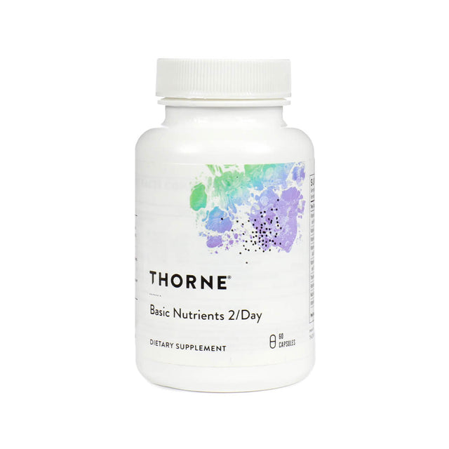 thorne research basic nutrients 2/day nsf certified for sport 60 capsules