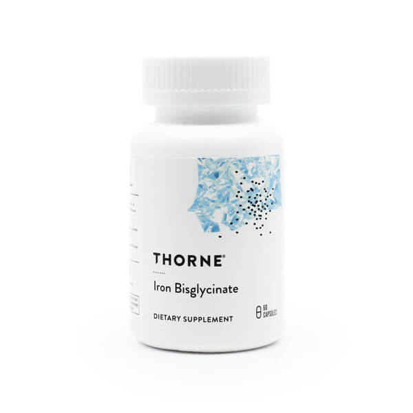 thorne research iron bisglycinate 60 capsules