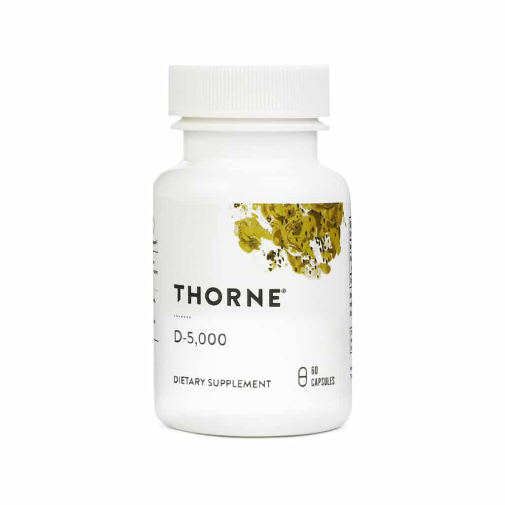 thorne research vitamin d-5,000 nsf certified 60 capsules