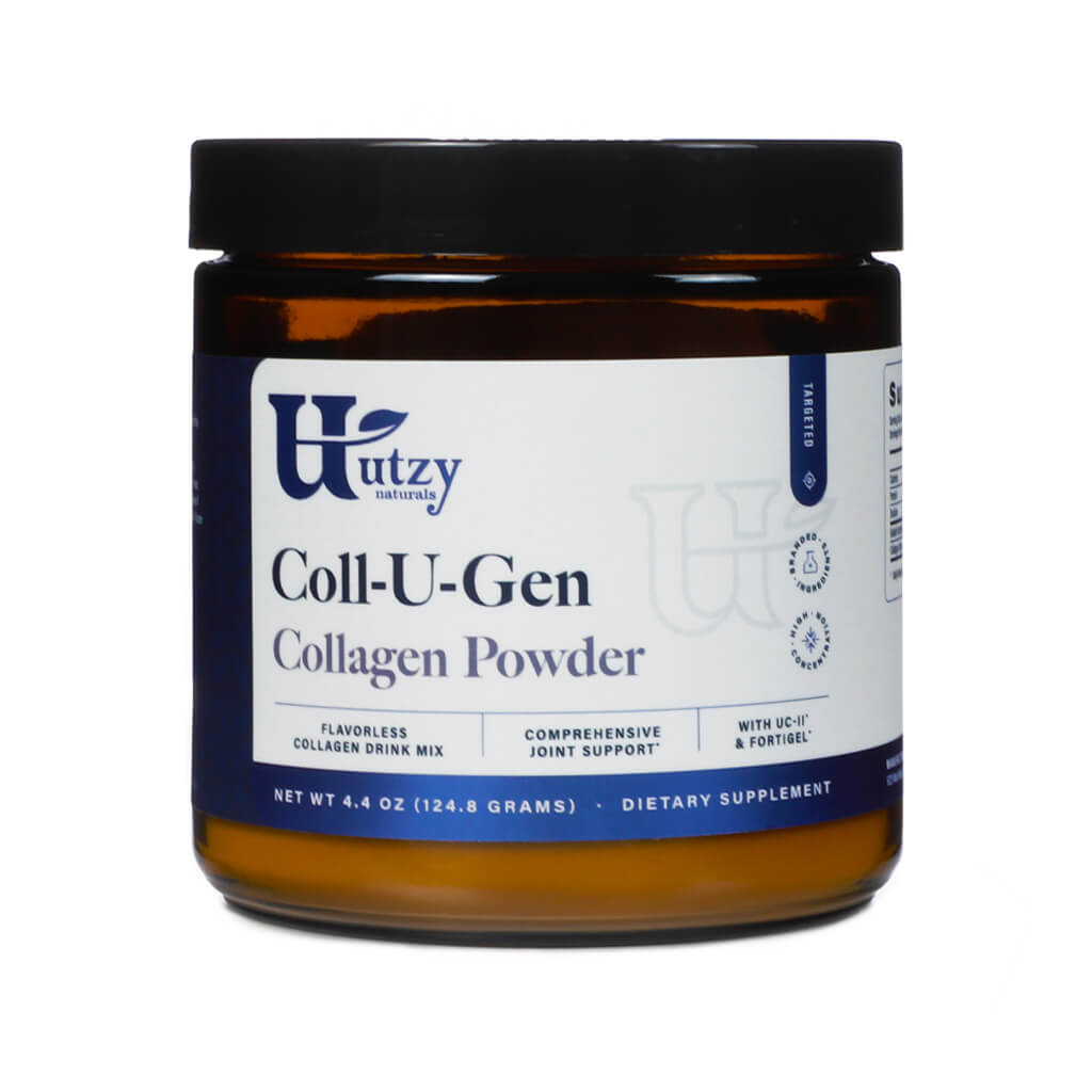 utzy naturals coll-u-gen collagen powder 4.4 ounces 24 servings