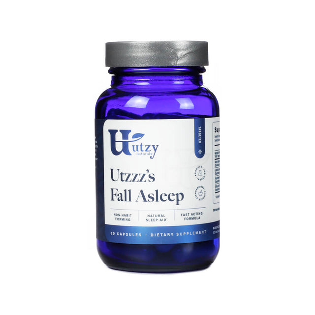 utzy naturals utzzz's fall asleep 60 capsules 30-day supply