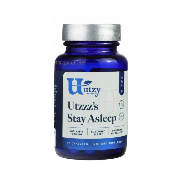 utzy naturals utzzz's stay asleep 30 capsules 30-day supply