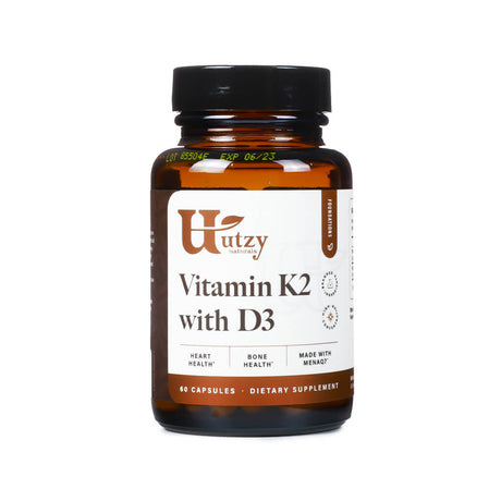 utzy vitamin k2 with d3 60 capsules 60-day supply