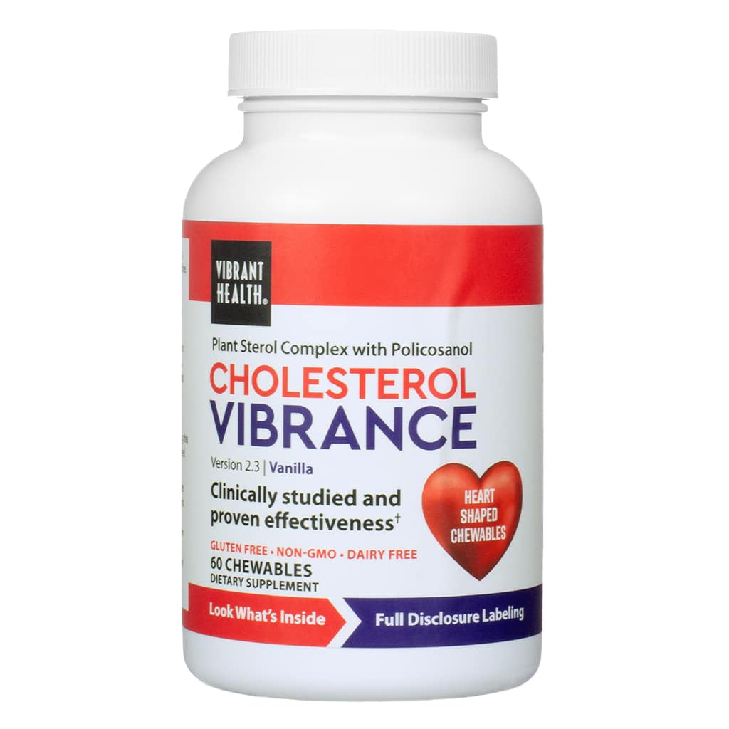 Vibrant Health Cholesterol Vibrance 60 chewables 2 month supply