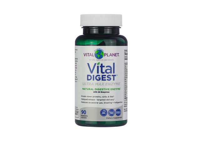 Vital Planet Vital Digest Enzyme 90 capsules 90 day supply