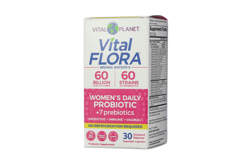 Vital Planet Vital Flora Women's Daily Probiotic 60 billion 30 capsules 30 day supply