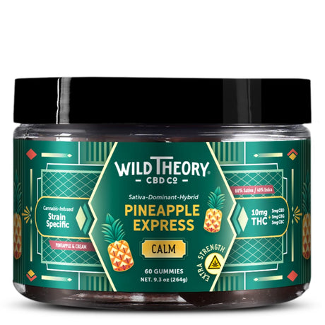 Wild Theory CBD Co. Calm: Pineapple Express Sativa Gummies