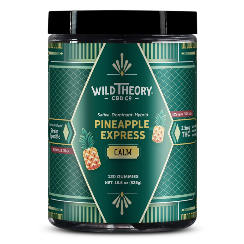 Wild Theory CBD Co. Calm: Pineapple Express Sativa Gummies